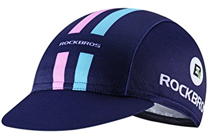 ROCKBROS Fahrrad Kappe Unterhelmmütze Fahrradmütze UV-Schutz für Damen Herren Sport Hut Atmungsaktiv Anti-Schweiß 54-61 cm