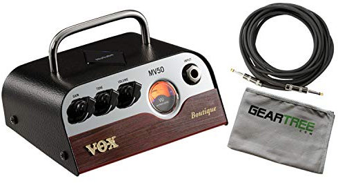 VOX MV50 BQ Boutique - Mini amplificatore per chitarra, 50 W, con cavo e panno