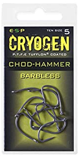 ESP Cryogen Chod Hammer Barbless Hooks