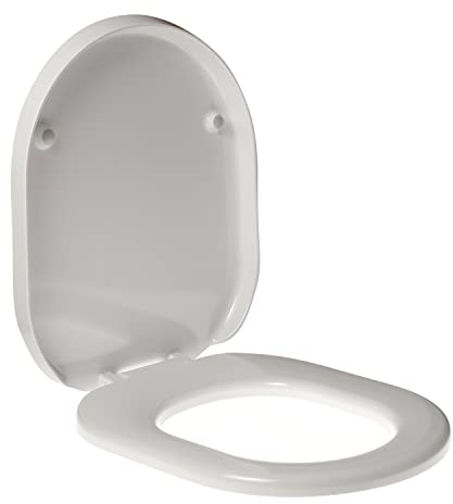 WC-Sitz für IDEAL STANDARD TONIC als ORIGINAL Duroplast weiß Scharnier Edelstahl