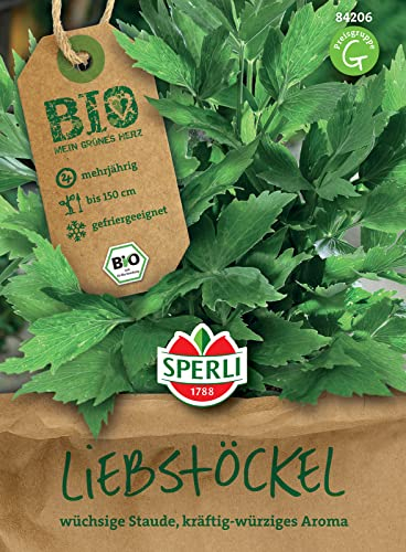 Sperli BIO Liebstöckelsamen 84206 - BIO - mehrjährig - wüchsige Sorte - gefriergeeignet - kräftig-würzig - Maggikraut - Saatgut, Kräutersamen