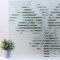Hoonng Fensterfolie Streifen Blickdicht Selbsthaftend Sichtschutz, Streifen Fein 44.5x200cm