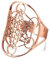 UNIFT Metatron's Cube Ring für Männer Frauen Edelstahl Mysteriöse Heilige Geometrie Erzengel Magie Hexagramm Ring Yoga Spirituelle Symbole Talisman-Schmuck (Rosé)