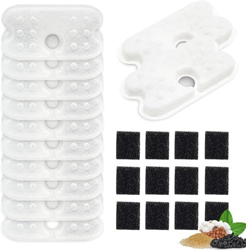 6 Packs Replacement Filters Compatible with PETLIBRO Capsule Pet Water Fountain PLWF005/PLWF115/WF105