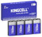 KINGCELL 9V Battery 4 Pack - 6LR61 Alkaline - Long-Lasting Power - Ideal for Smoke Alarm, Fire Detector, Household & Office Devices - leak-free - 7-Year Storage