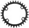 Plato Ovalado Negro EMSea para Bicicleta, 96 BCD, 32T, Estrecho, Ancho, Redondo, para Cadena Simple de Bicicleta de montaña