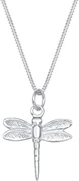 Elli Halskette Damen Panzer Libellen Anhänger Filigran in 925 Sterling Silber