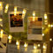 LED Fotoclips Lichterkette für Zimmer Deko, Mobxpar 3M 20LED Fotos Lichterkette Wand mit 20 Klammern Batteriebetriebene Lichterkette Bilder für Wohnzimmer, Weihnachten, Hochzeiten, Party, DIY-Warmweiß