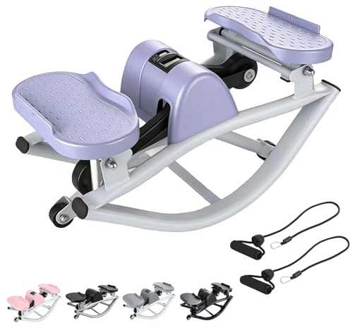 Rock Stepper Side to Side Low-Impact Stepper Compact Quiet Design