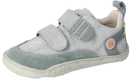 qnuffs Barfußschuhe AHORN, Sneaker, Kinderschuh, Unisex, Klettverschluss, Naturkautschuk, Mädchen, Junge, Klatthalbschuhe, waschbar, Weite M