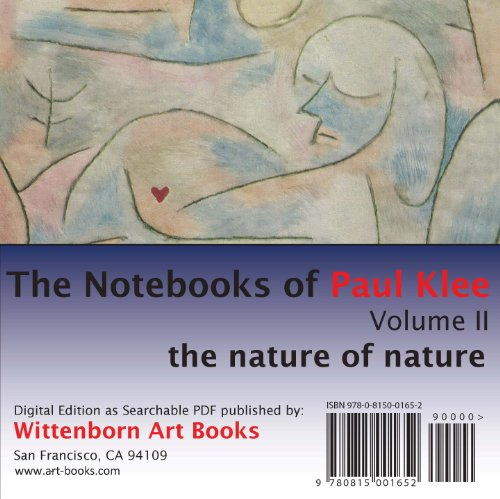 Paul Klee. The Notebooks of Paul Klee. Volume 2. The nature of nature.