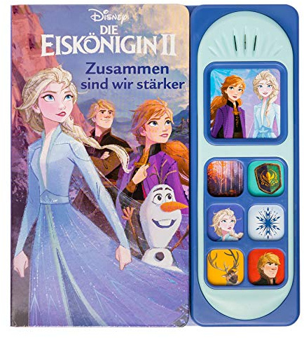 Disney Die Eiskönigin 2 - Interaktives Pappbilderbuch mit 7 zauberhaften Geräuschen für Kinder ab 3 Jahren
