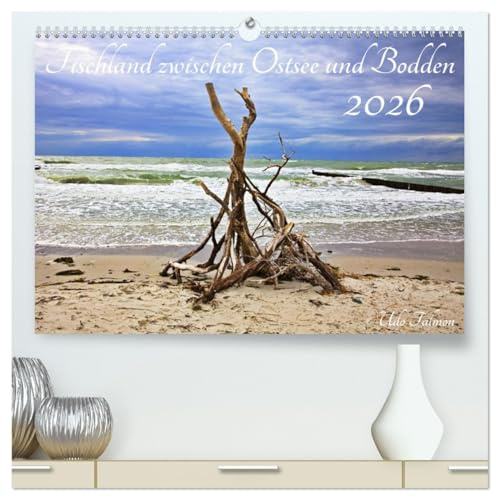 Fischland zwischen Ostsee und Bodden (hochwertiger Premium Wandkalender 2026 DIN A2 quer), Kunstdruck in Hochglanz: Faszinierende Bilder einer Ostseehalbinsel (CALVENDO Natur)