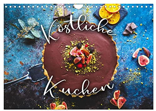 Köstliche Kuchen (Wandkalender 2026 DIN A4 quer), CALVENDO Monatskalender: Für alle Naschkatzen. (CALVENDO Lifestyle)