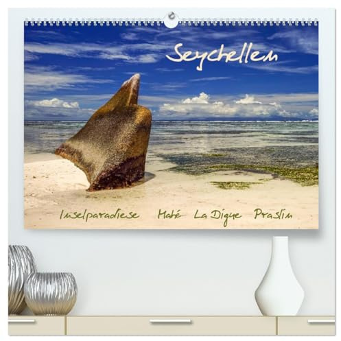 Seychellen - Inselparadiese Mahé La Digue Praslin (hochwertiger Premium Wandkalender 2026 DIN A2 quer), Kunstdruck in Hochglanz: Die Inseln sind ... Naturlandschaften finden. (CALVENDO Natur)