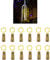 PAWARSO Flaschenlichterkette Korken, 12 Stück 2M 20LED Flaschenlicht Batterie LED Glas Korken Licht Lichterkette für Flasche für Weihnachten, Halloween, Hochzeit