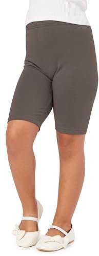 Merry Style Mädchen Kurze Leggings aus Viskose MS10-132 (Matt Grau, 134)
