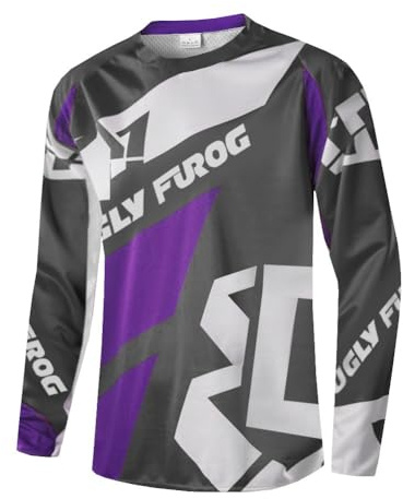 UGLY FROG Jersey Mountain Bike Motocross Downhill Enduro Cross Motorrad MTB Shirt Herren Langarm Fahrradbekleidung