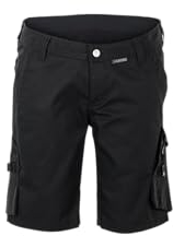 Planam 6464044 Norit Damen Shorts, Grün/Schwarz, Größe S