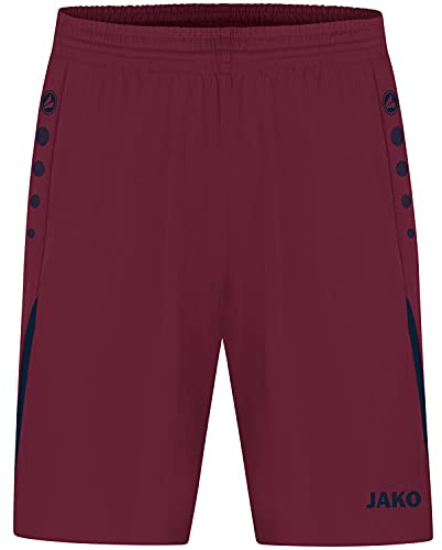 JAKO Herren Sporthose Challenge, Maroon/Marine, L
