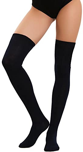 Toocool 1/2/3 Paia parigine Donna Calze Lunghe Calzettoni Alti Calzini BE5818