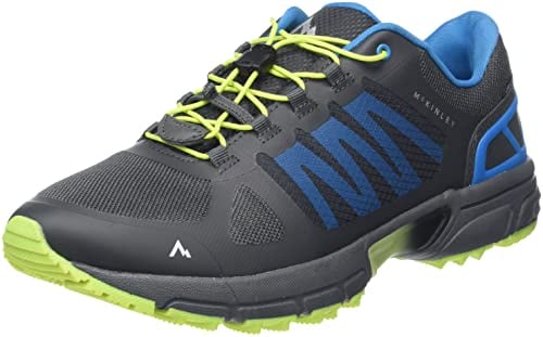 McKinley Herren Kansas Trekkingschuhe, Anthracite/Blue, 46 EU