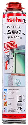 Fischer Premium Pistolenschaum schwer entflammbar 750 ml 045300 Brandschutzklasse B1