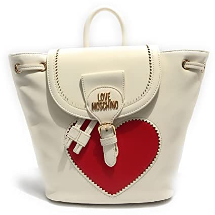 Love Moschino Zaino Avorio Zaino Avorio Donna 30x27x13 cm
