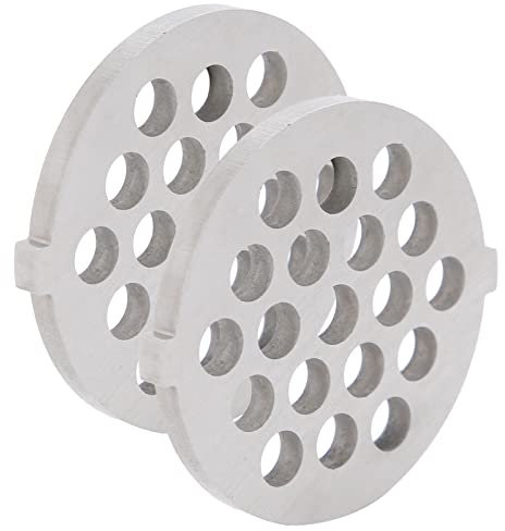 Elektrische Fleischwolf-Klingen-Mahlplatte, rundes Loch, Edelstahl, geeignet für Standmixer und Fleischwolf der Größe 5(7mm)