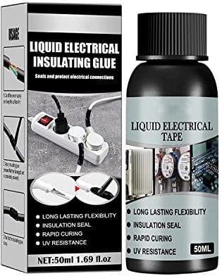Qklovni 50ml Black Liquid Insulation Tape, Waterproof Insulating Glue, Liquid Insulator