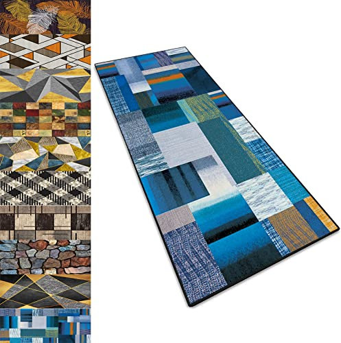 RYNS Alfombra de Pasillo Alfombra del Pasaje 120x260cm Salón y Cocina, Fácil Mantenimiento Alfombra Vinilica Cocina Medida por Metros Múltiples Tallas para Cocina, Pasillo, dormitorios J
