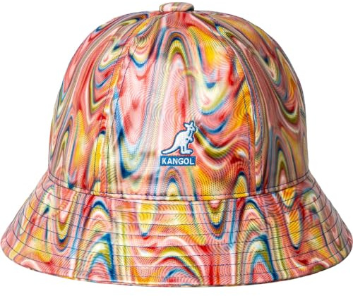 Kangol Heatwave Casual Stoffhut Damenhut Glockenhut Damen - Herbst Sommer Frühjahr Winter Frühling-Sommer Herbst-Winter - L (58-59 cm) bunt