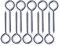 Eyenets 10Pcs M5 x 65mm Vine Eye Bolts - 304 Stainless Steel Eye Screws for DIY Crafts & Hanging Wooden Frames