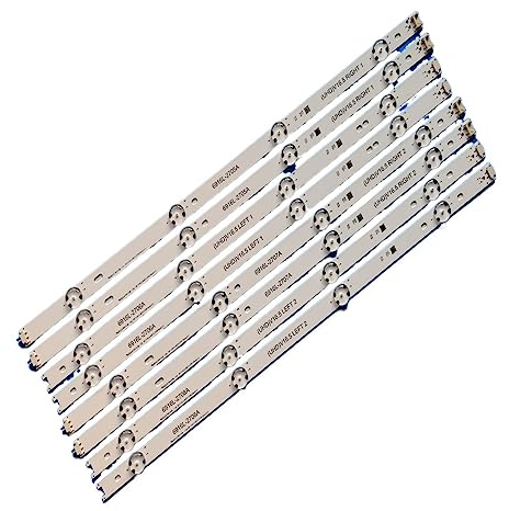 HABITZ Barra de retroiluminación LED compatible for TV de 49 pulgadas LG 49UH6500 6916L-2452A 6916L-2453A 6916L-2551A 6916L-2552A 49UH676V 49UH650V 49UH661V 49UH668V