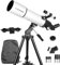 CELTICBIRD Telescopio 80 mm Apertura 600 mm - Telescopio astronomico di rifrazione per adulti e principianti - da viaggio AZ Mount con zaino, filtro lunare (80600)