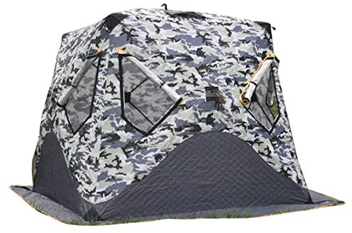3–4 Personen Winter-Angelzelt, automatisch verdickendes warmes Baumwollzelt, Outdoor-Camping-Reisezelt, Winter-EIS-Angelhaus