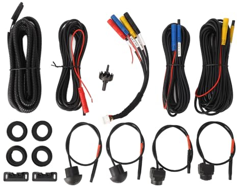 360° Vogelperspektive System für Auto, 4 wasserdichte Kamera Rundumsicht Kamerasystem Nachtsicht, Auto DVR Aufnahme Panoramablick Surround System Parküberwachung Videorecorder