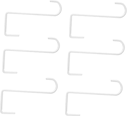 Kisangel Haken Zum Aufhängen Von Blumenkörben – 6er-pack Weiße Hängepflanzenhalterungen Blumenkästen Auf Dem Balkon Blumentopfaufhänger Für Den Außenbereich Für Geländer