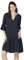 DENIMFY DFFrida Robe d'été pour femme Longueur genou Ligne A Manches 3/4 Robe de plage Boho Robe tunique d'été Robe midi décontractée 100 % viscose Marron Rose Bleu Noir Vert Gris Tailles S-M L L-XL,