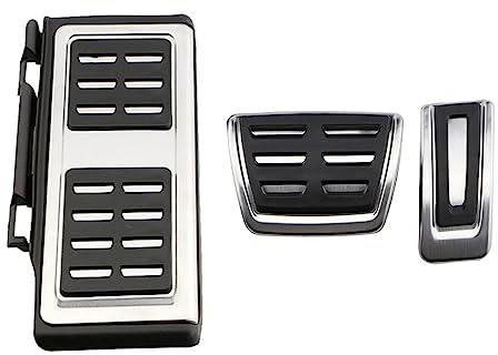 Pedalen Aufsätze Auto Für VW Für Polo 2012 2013 2014 2015 2016 2017 2018 2019 2020 2021 2022 AT MT Auto Pedale Gas Bremse Rutschfeste Pedal Abdeckung Fußstütze Auto Pedal (Farbe : D- 3 pcs)