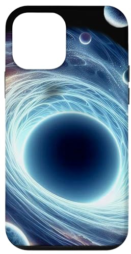 Hülle für iPhone 12 mini Planeten im Wurmloch auf Brücke und Weißloch