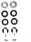 Rear Wheel Drive Pinion Gears Kit Replacement 1053040 1056840 Lawn Mover Part Pinion Gear Thrust Washer Retaining Clip Keyway