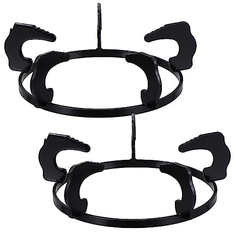MAGICLULU 2pcs Gas Stove Bracket Induction Wok Pan Stand Wok for Electric Stove Electric Stove Burner Pan Holder Gas Ring Wok Rack Wok Burner Non Stove Stand Gas Burner Wok Stand Cast Iron