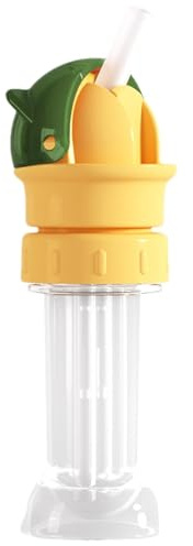 Water Bottle Spout Adapter - Water Bottle Top Adapter, Water Bottle Spout Adapter with Straw, Silicone Bottle Top Spout Replacement, Cap Adapter for Bottles, Secure Fit Water Bottle Spout,