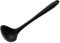 Wiltshire Mini Silicone Ladle, Cooking & Soup Serving Spoon, Heat-Resistant Utensil, Non-Stick, Non-Scratch, Midnight Black, 21x6.3x5cm