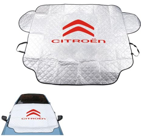 EIWXEFQT Frontscheibenabdeckung Winter, für Citroën Jumper 2006-2021 Auto Frontscheib Autoscheibenabdeckung Scheibenabdeckung Auto Winter