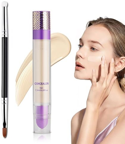Diaoni Concealer Concealer, Diaoni High Coverage Concealer 2 in 1 Foundation & Concealer, Coverage Concealer Stick, Color 03