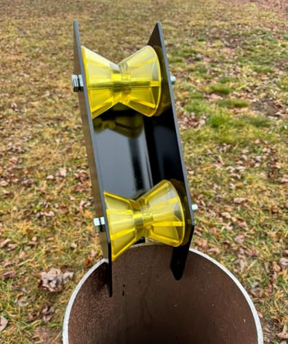 Brunnenpumpe zum Ziehen und Installieren von Hilfsmitteln, Rollen für Draht, Kabel, Polyrohr, flexibles Rohr, Brunnenpumpe auf einfache Weise, sitzt auf der Oberseite des Brunnengehäuses zur