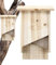 Bat House – Design aus Naturholz auf der Außenseite der Box, robustes Wetter – widerstandsfähig | Haus von Glatzmäusen oder Raumöffnungen aus Holz, Luftzirkulation, Lösung