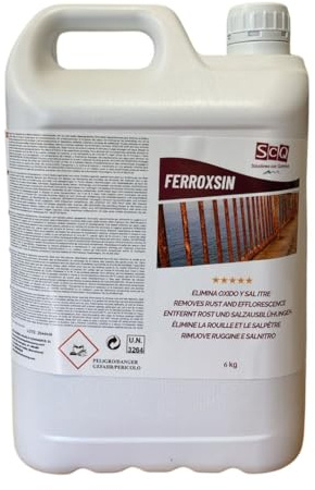 SCQ Soluciones con Química Eliminador de oxido | Desoxidante Quita oxido | Elimina Óxido y recupera el Color Original | removedor de oxido y salitre | para Embarcaciones, Automóviles y Herramientas